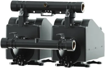 вид сдвоенной версии автоматической насосной станции Hydrostation Ebara TWIN